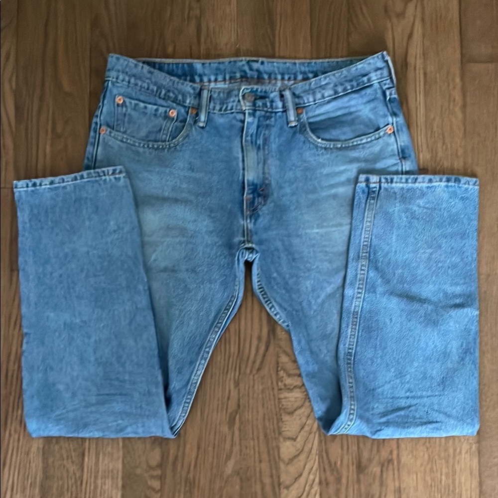 Levis 502 Classic Blue Denim Jeans Size 32 x 32